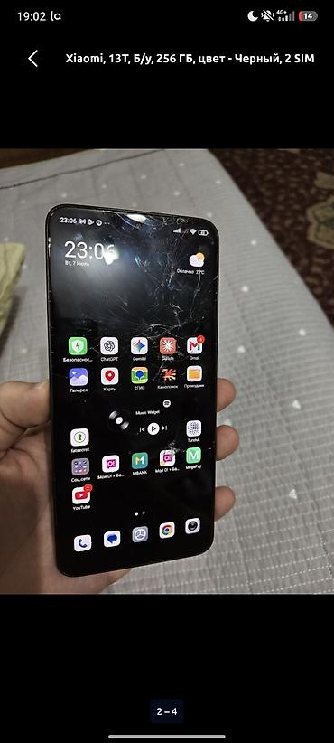 ноутбук i5 бишкек: Xiaomi 13T, 256 ГБ, черный, 2 SIM - Память: 12 ГБ оперативной + до 12 — 4