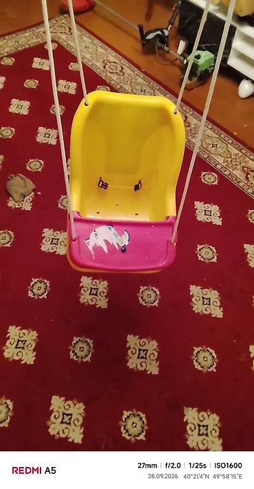 Лошадка-качалка: Uşaq yelləncəyi – asma tip - Material: möhkəm plastik korpus - Rəng — 6