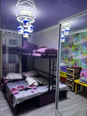 2ком квартира в Кыргызстан | Посуточная аренда квартир: 2 комнаты, 48 м², 104 серия, 5 этаж, Свежий ремонт, Центральное отопление