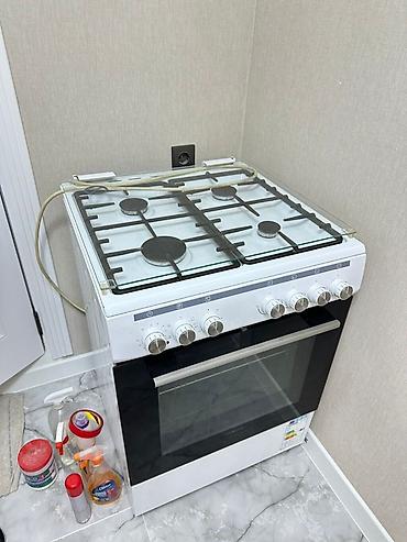 электродуховка: Газовая плита с электродуховкой (комбинированная), стандартная ширина — 2