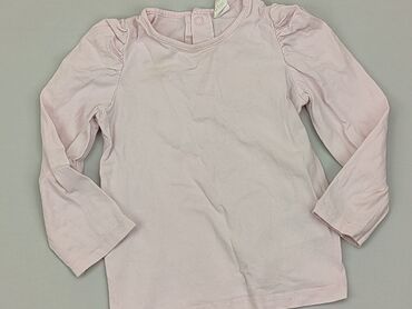 różowa koszulka: Bluzka, H&M, 12-18 m, stan - Dobry