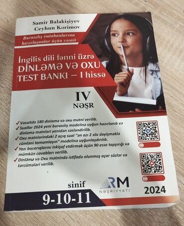 İngilis dili fənni üzrə “Dinləmə və Oxu Test Bankı – I hissə”