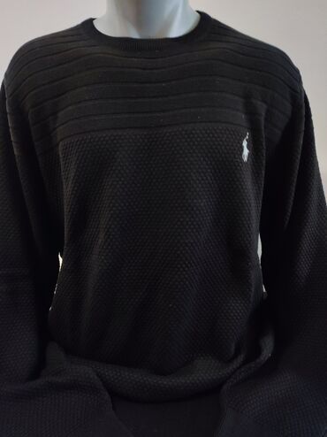 Džemperi: Džemper, Ralph Lauren, bоја - Siva, Pamuk — 8