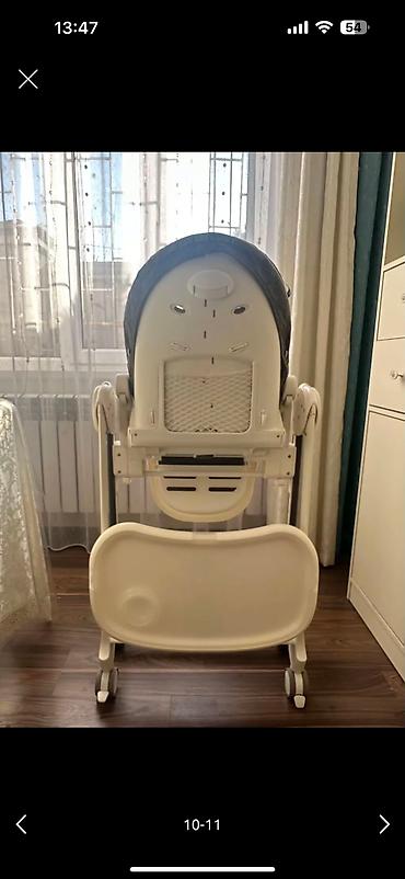 Стульчики для кормления: Стульчик для кормления, Б/у, Другой бренд, Металл, Трансформер, цвет - Серый, Платная доставка, Самовывоз — 10