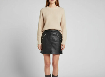 spódnice skórzane z cwiekami: Dorothy Perkins, Women`s skirt, size S