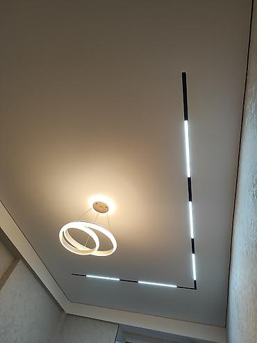 led люстры: Линейные световые системы и точечные светильники для натяжных потолков — 5