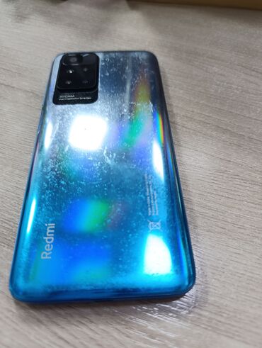 redmi 10 с: Redmi, Redmi 10, Колдонулган, 128 ГБ, түсү - Көк, 2 SIM