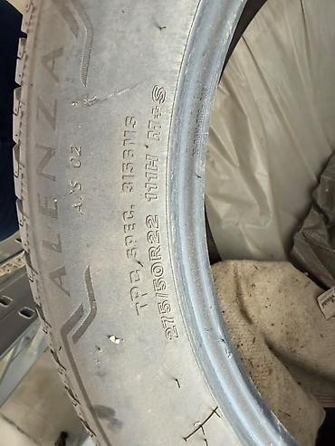 bridgeston: Шины Bridgestone Alenza A/S 02 - Размер: 275/50 R22 - Индекс — 2