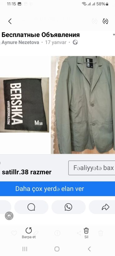 Ziyafət donları: Dublyonka və vetrovka kurtka bir yerde satilir.hər biri səligəli