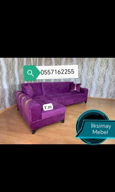 Divanlar: Künc divan, Yeni, Açılmayan, Bazasız, Şəhərdaxili pulsuz çatdırılma — 4