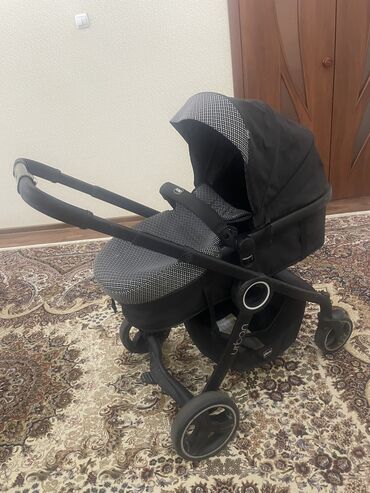 Коляски: Коляска, цвет - Черный, Б/у — 4