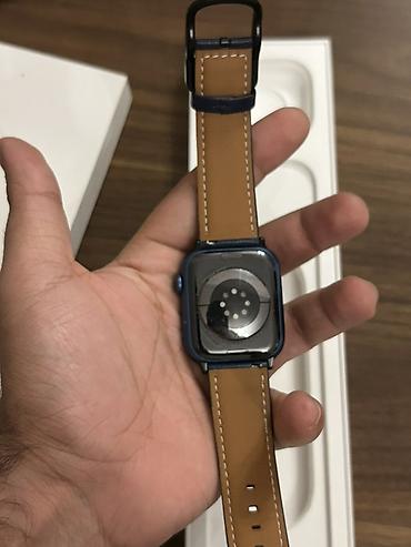 apple watch 7: İşlənmiş, Smart saat, Apple, Suya davamlı, rəng - Mavi — 2