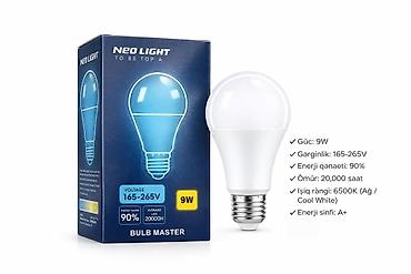 neo qled: LED lampa Neo 9w 6500k Xüsusiyyətlər Brend: Neo Məhsulun növü: LED — 1