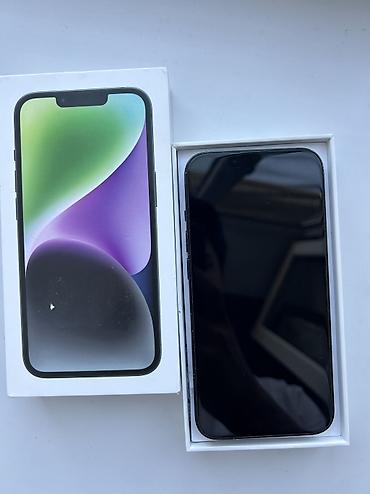 iphone 4a: IPhone 14, Б/у, 128 ГБ, Midnight, Защитное стекло, Коробка, В рассрочку, 80 % — 2