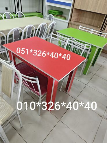 Masa və oturacaq dəstləri: Kafe, yeməkxana və ev üçün masa-stul dəstləri Məhsul təsviri: - — 7