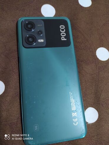 poco x5 pro qiyməti: Poco X5 5G, 256 GB, rəng - Yaşıl, Barmaq izi, Face ID