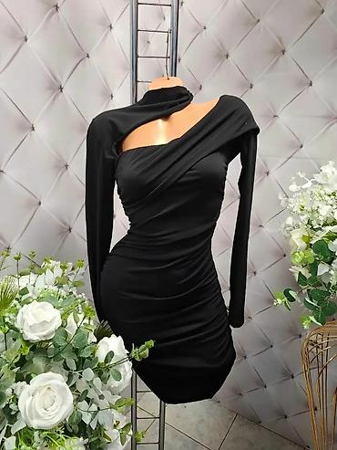 Haljine: Elegantne ženske haljine – večernji modeli sa dugim rukavima - — 17