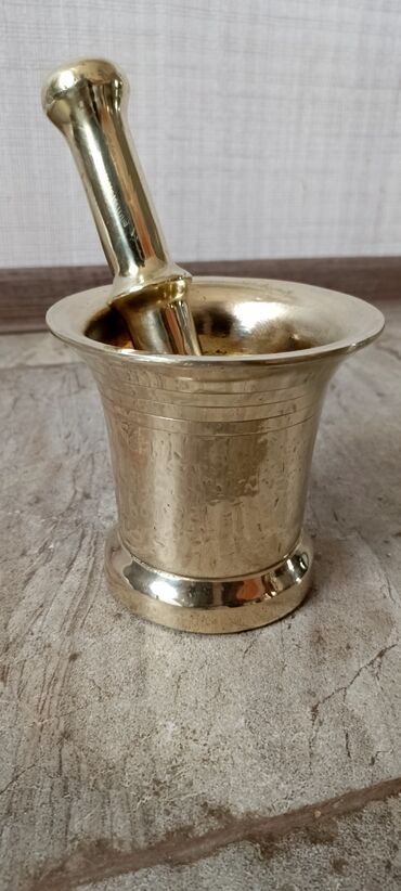 Əntiq qablar: Qədim,bronz,bürünc həvəngdəsti.Super vəziyyətdə.5 kq.Qiymət sondur! — 2