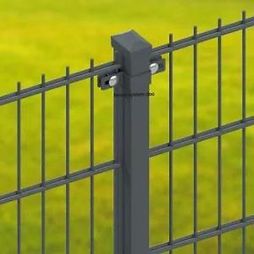 Proizvodi od rolovanog metala, metalni kanali: Obujmica metalna za stub 80x80 – Cink + PVC Za 2D i 3D panel 📍 — 12