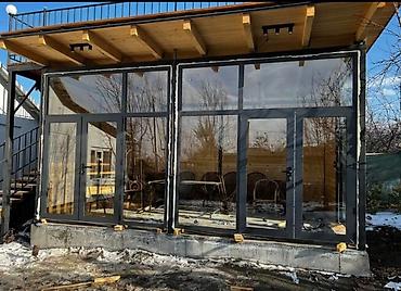 Алюминиевые окна на заказ: Алюминиевое окно на заказ, Тип окна: Балконные, Витражные, Мансардные, Бесплатная установка, Без рассрочки — 7