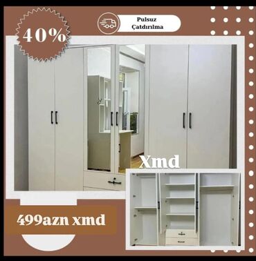 msb qapilar: Yeni, 5 qapı Düz dolab, Şifonyer