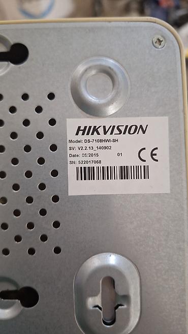 sata usb: Hikvision DS-7108HWI-SH – 8-kanallı rəqəmsal videoqeydiyyatçı (DVR) — 1