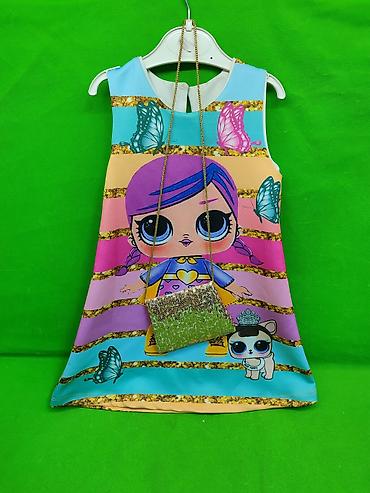 лол оригинал: Платье Лол на девочку 4-5 лет👗 Комплектация товара: платье, сумочка💡 — 1