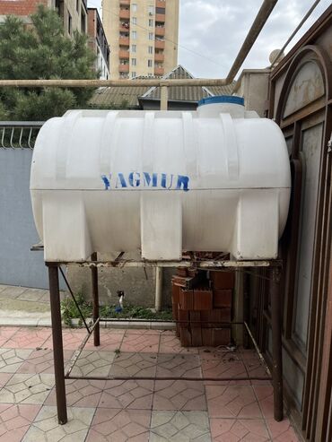 plasmas su cenlerinin temiri: Bak, Plastik, 1500 l l, İşlənmiş, Ünvandan götürmə