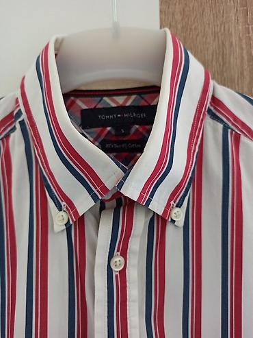loro piana kosulje: Tommy Hilfiger muška prugasta košulja kratak rukav S velicina — 2