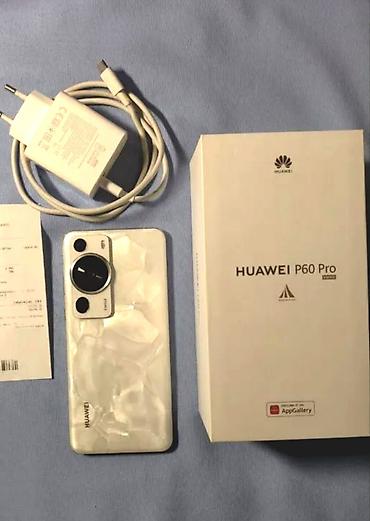 хуавей p20: Huawei P60 Pro, Б/у, 256 ГБ, цвет - Белый, 2 SIM — 1