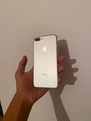 айфон 11 про бу бишкек: IPhone 7 Plus, Колдонулган, 128 ГБ, Күмүш, 71 %