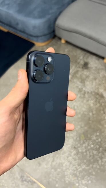 скупка нерабочих телефонов: IPhone 15 Pro Max, 256 ГБ, Blue Titanium, 100 %