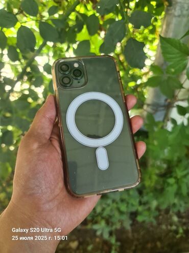 авто регестратор: IPhone 11 Pro, Колдонулган, 64 ГБ, Alpine Green, Каптама, 76 %