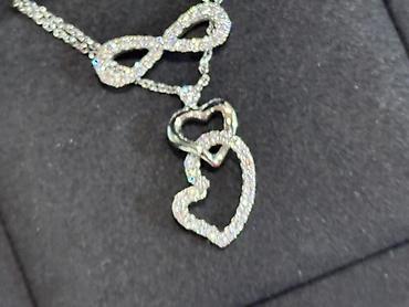 корень ясенец: Кулон, Проба 750, Женские, Новый, Сердца — 8