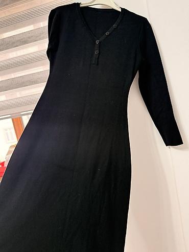 Повседневные платья: Повседневное платье, Осень-весна, Длинная модель, Атлас, S, M, Стандарт — 13