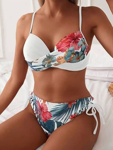 nikolas odeća: M (EU 38), Polyester, Floral, color - White