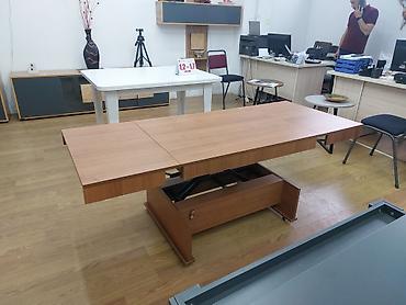 Столы-трансформеры: Журнально-обеденный стол "Стамбул" Длина: 92/175 Ширина: 70 Высота — 10