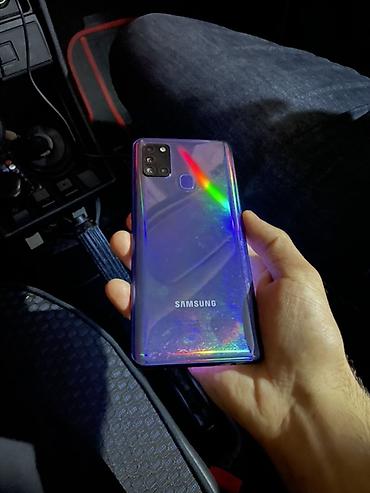 samsung zoom 4: Samsung Galaxy A21S, rəng - Bənövşəyi, Barmaq izi — 2