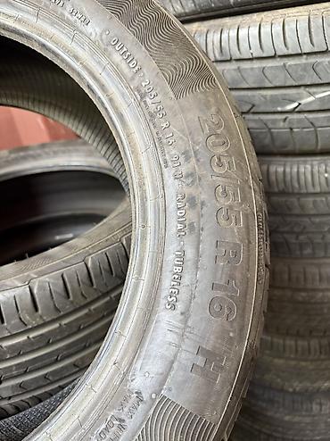 continental: Шины 205 / 55 / R 16, Лето, Б/у, Пара, Легковые, Германия, Continental — 3
