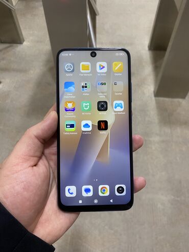 samsung note 11: Xiaomi Redmi Note 11, 128 GB, rəng - Göy, 
 Barmaq izi