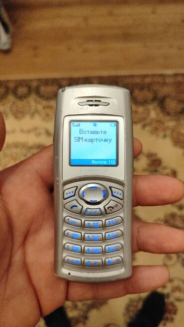 sadə telefon: Samsung C110, rəng - Gümüşü, Düyməli