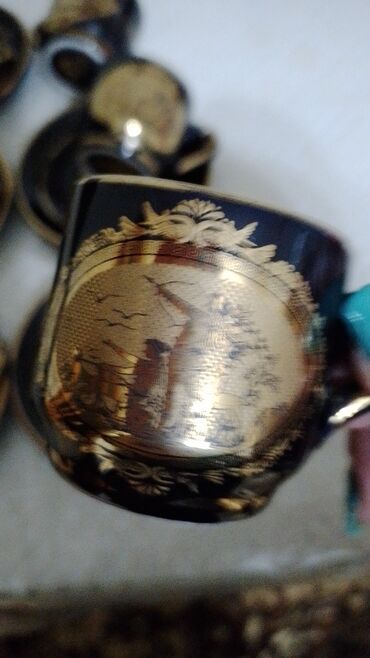 Qəhvə dəstləri və servizlər: Qəhvə dəsti, rəng - Göy — 8