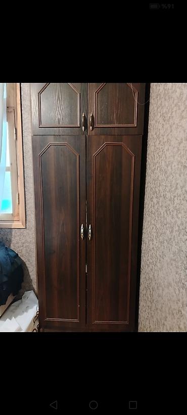 ofis əşyaları: Mebel dəsti – qapalı şkaf və iş/kompüter masası - Dördqapılı şkaf — 1