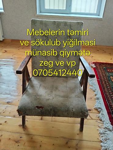 divan uzu deyismek: Mebellərin təmiri, bərpası — 1