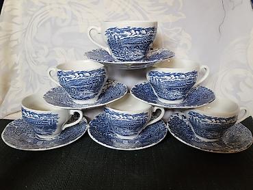 Ostali antikviteti: Solje engleske za kafu,caj Crown Ducal iz 70ih.god. Solje engleske — 2