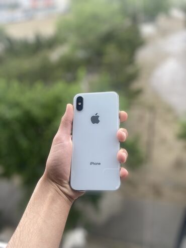 iphone 7 aux kabel: IPhone X, 64 GB, Ağ, Face ID