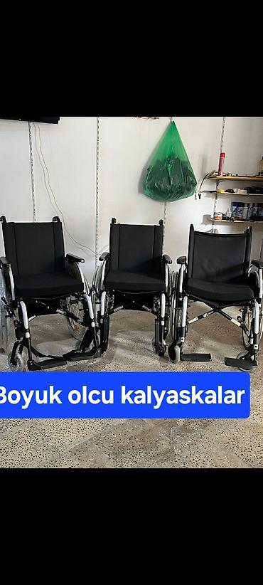 arabası: Məhsul: Geniş ölçülü əlil arabası (kalyaska) - Oturacaq eni: təxminən — 1