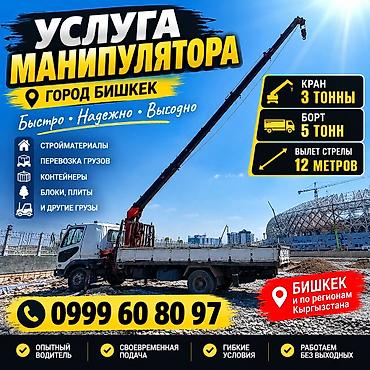 Стрела 12 м, 3 т, Борт 5 кг