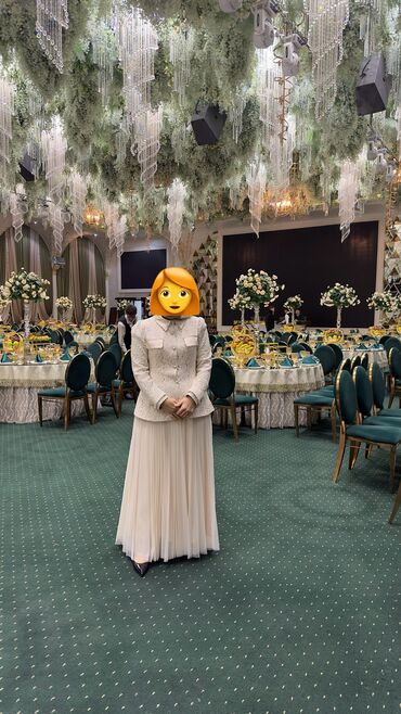 вечерние платья в пол: Кече көйнөгү, Узун модель, Жеңдери менен, M (EU 38)