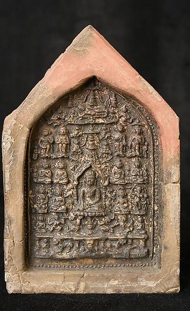 Figure: Original hand pressed Terracotta Buddha. Made in the 11th to 12th — 3
